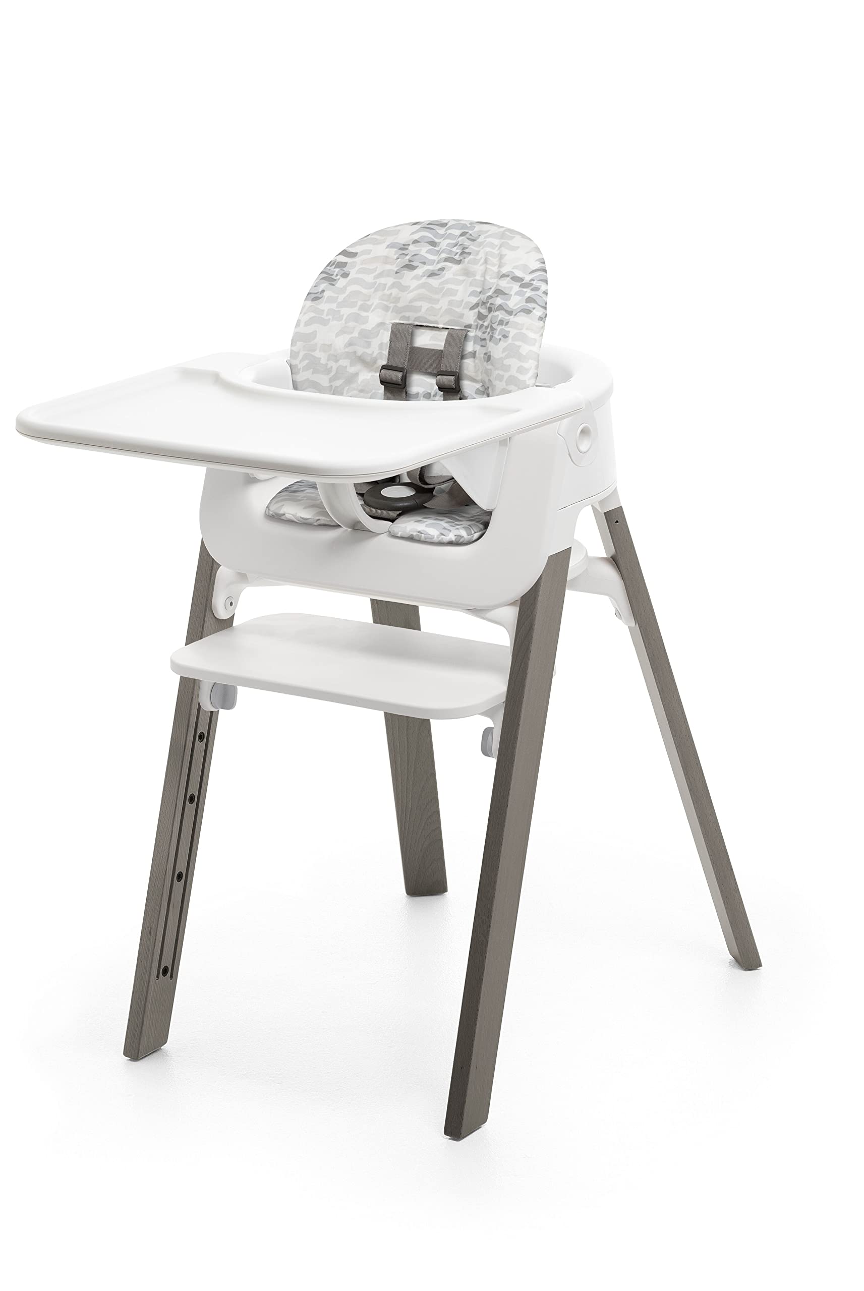 ストッケステップスヘイジーグレーベビーセット付き