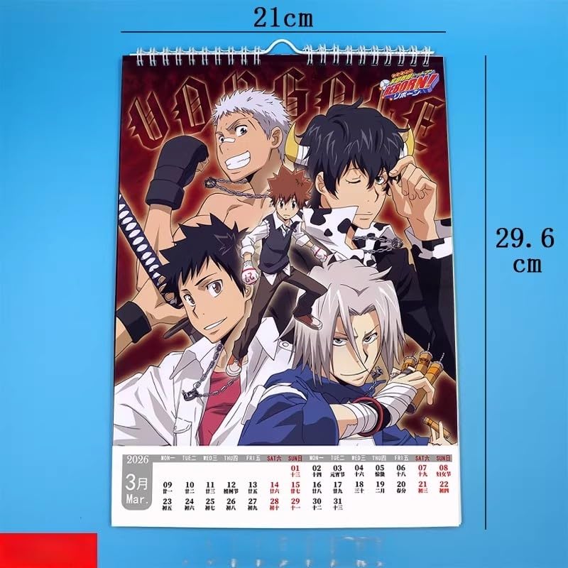 Amazon.co.jp: 家庭教師ヒットマンREBORN! 壁掛けカレンダー