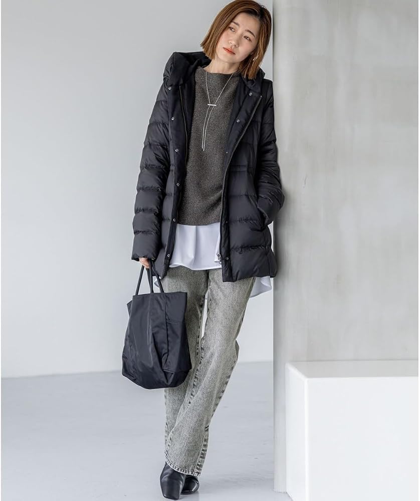 Amazon | [23区] VERY掲載/新色追加 シレータフタ ミドル丈 ダウン