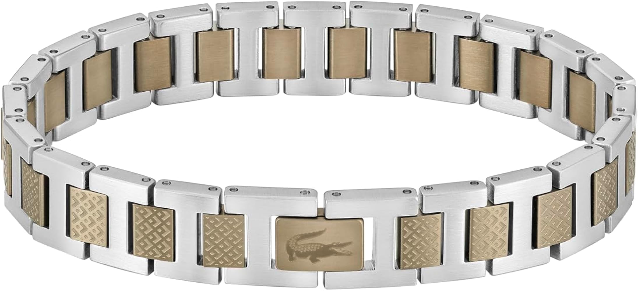 Lacoste Metropole Link Bracelet for Men - Stainless Steel Jewelry