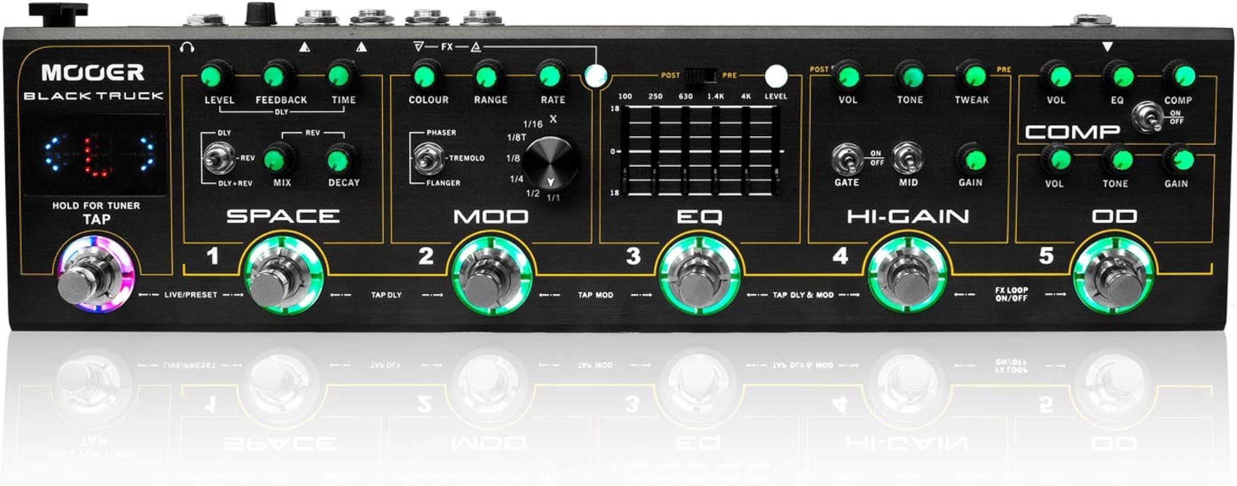 Amazon.co.jp: Mooer Black Truck マルチエフェクター : 楽器・音響機器