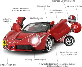 Amazon.co.jp: リモコンフェラーリおもちゃ車 | Rastar 1:14