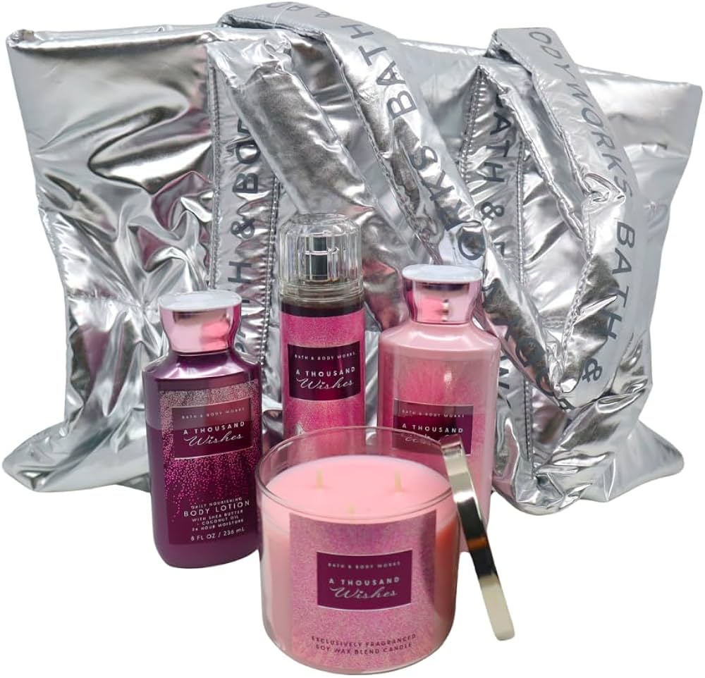 Amazon.com : Bath & Body Works A THOUSAND WISHES Deluxe 4pc Gift