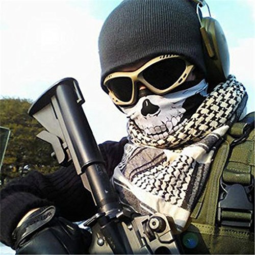 Amazon | スカル フェイスマスク サバゲー スノボー タクティカル