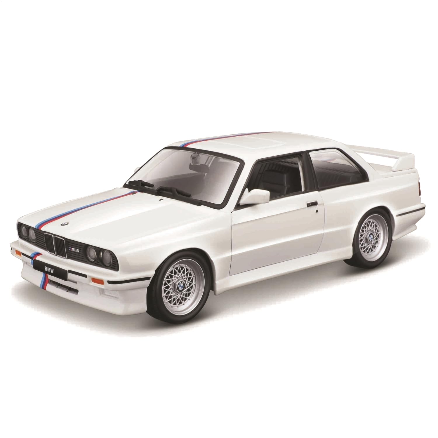 Amazon | Bburago 1/24 BMW M3 (E30) 1989 ホワイト ／ ミニカー ダイ
