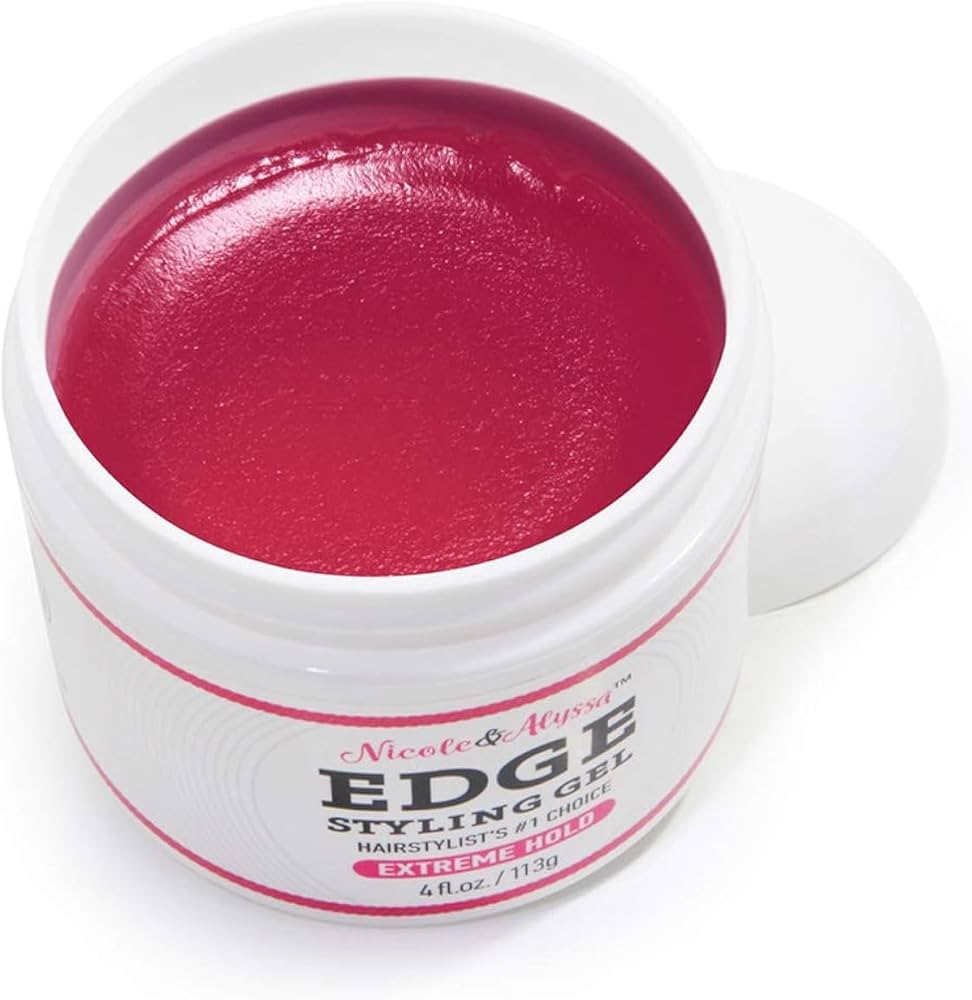 Amazon.com : Nicole & Alyssa - Edge Styling Gel 4oz (Pink Gel