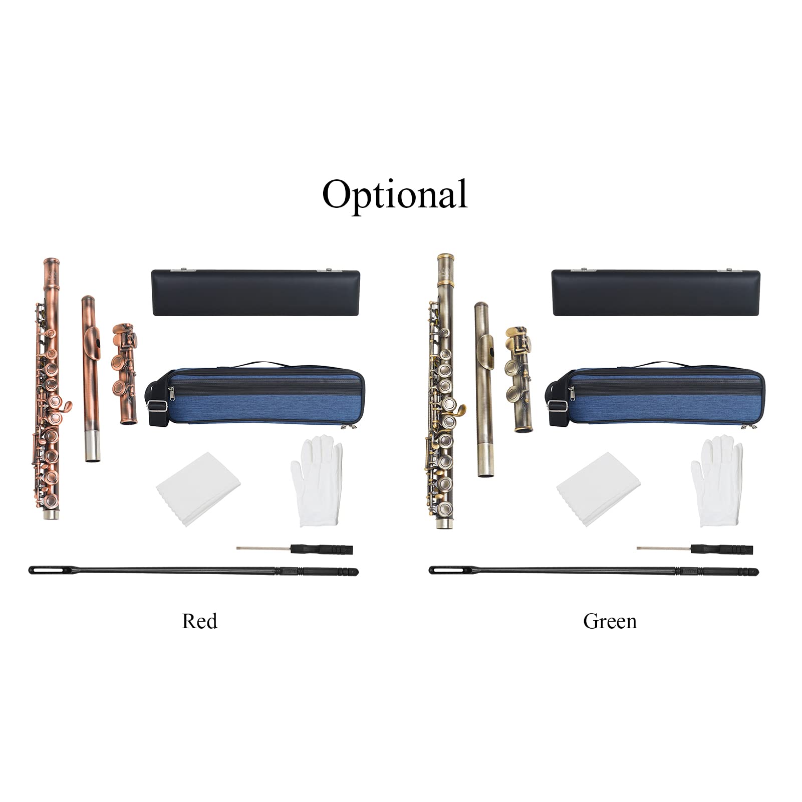 Amazon.co.jp: フルート, SLADE C-key 16穴フルートセット クローズド