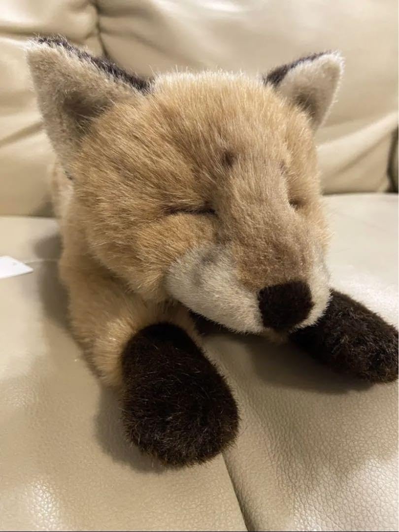 Amazon.co.jp: やまね工房 きつね ぬいぐるみ 落合けいこ 狐 ねむり