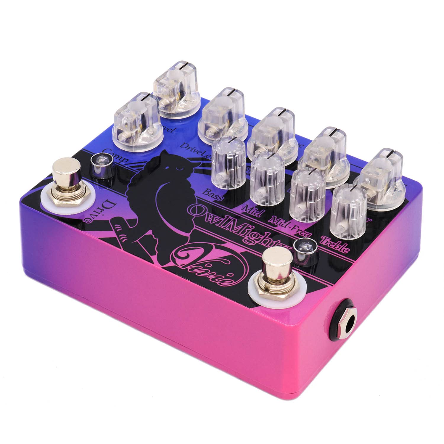 Amazon | Vivie ベース用 プリアンプ/オーバードライブ OwlMighty