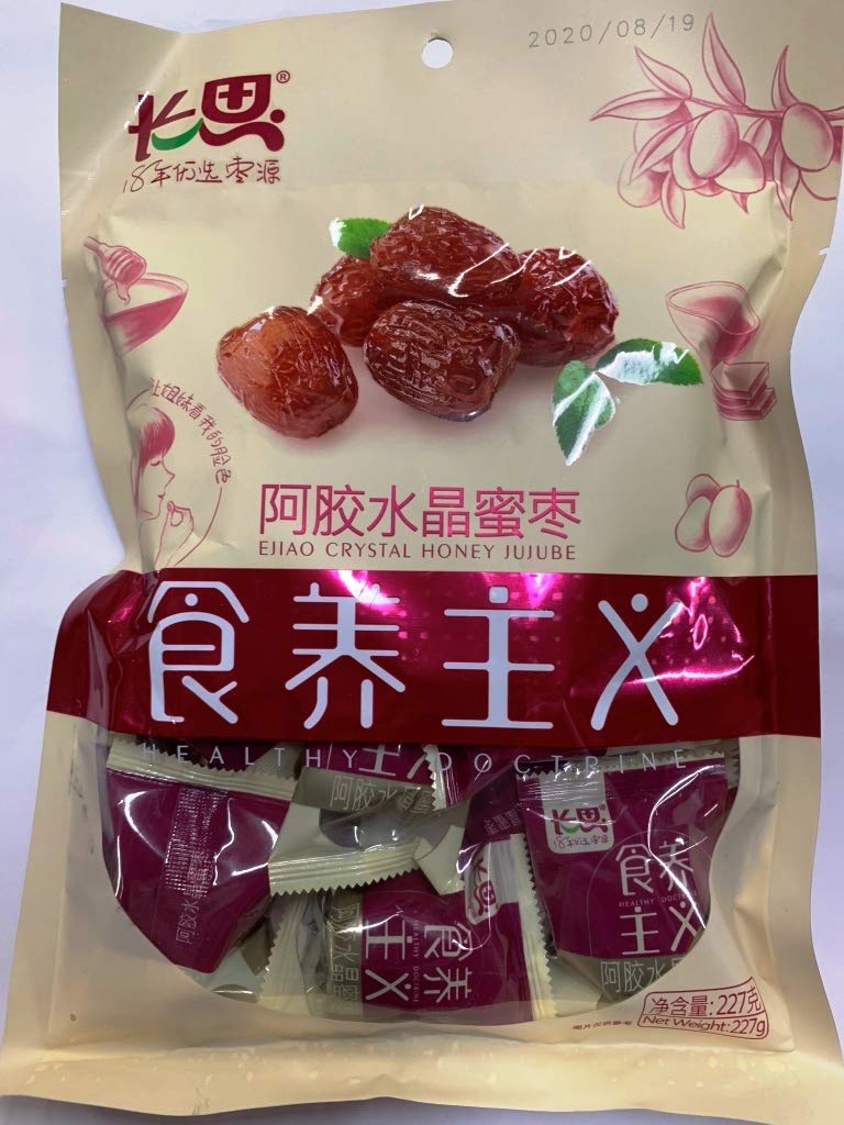 Amazon.co.jp: なつめ（阿胶水晶蜜棗) EJIAO CRYSTAL HONEY JUJUBE
