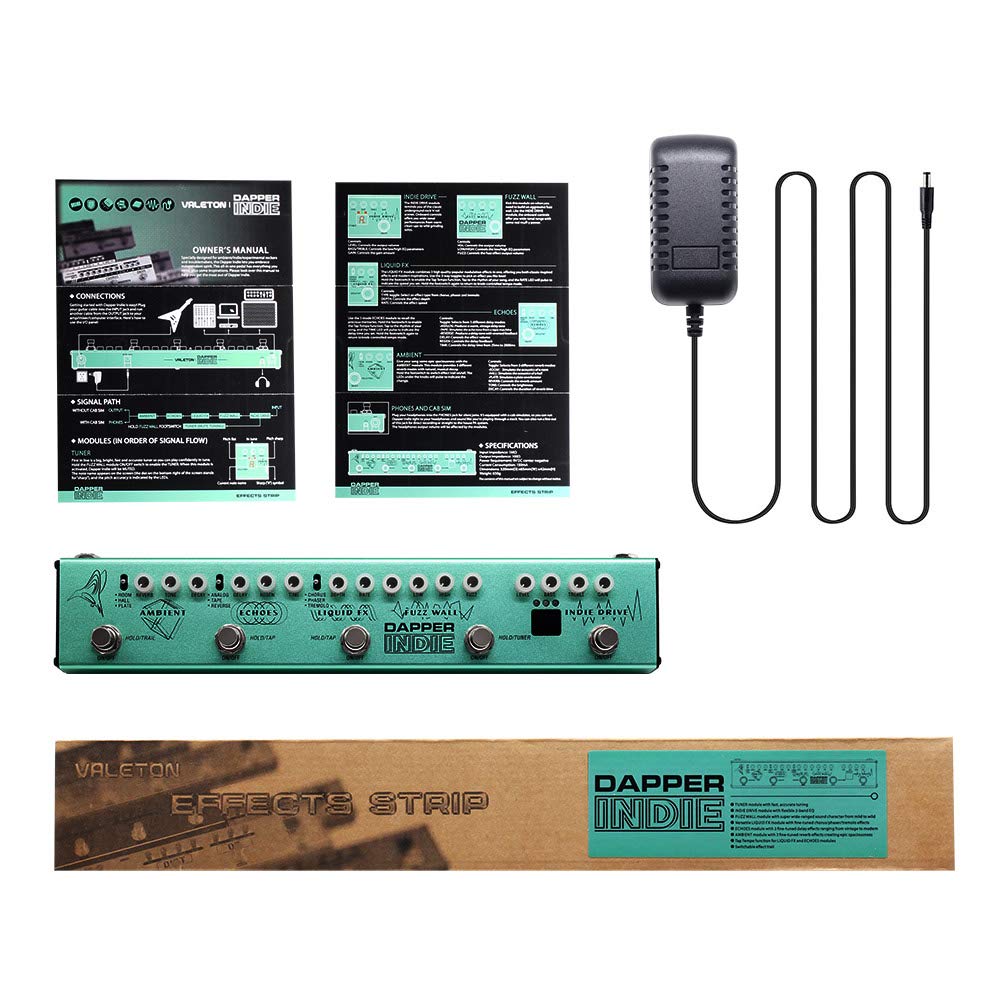 Amazon | Valeton Dapper Indie マルチエフェクトギターペダル