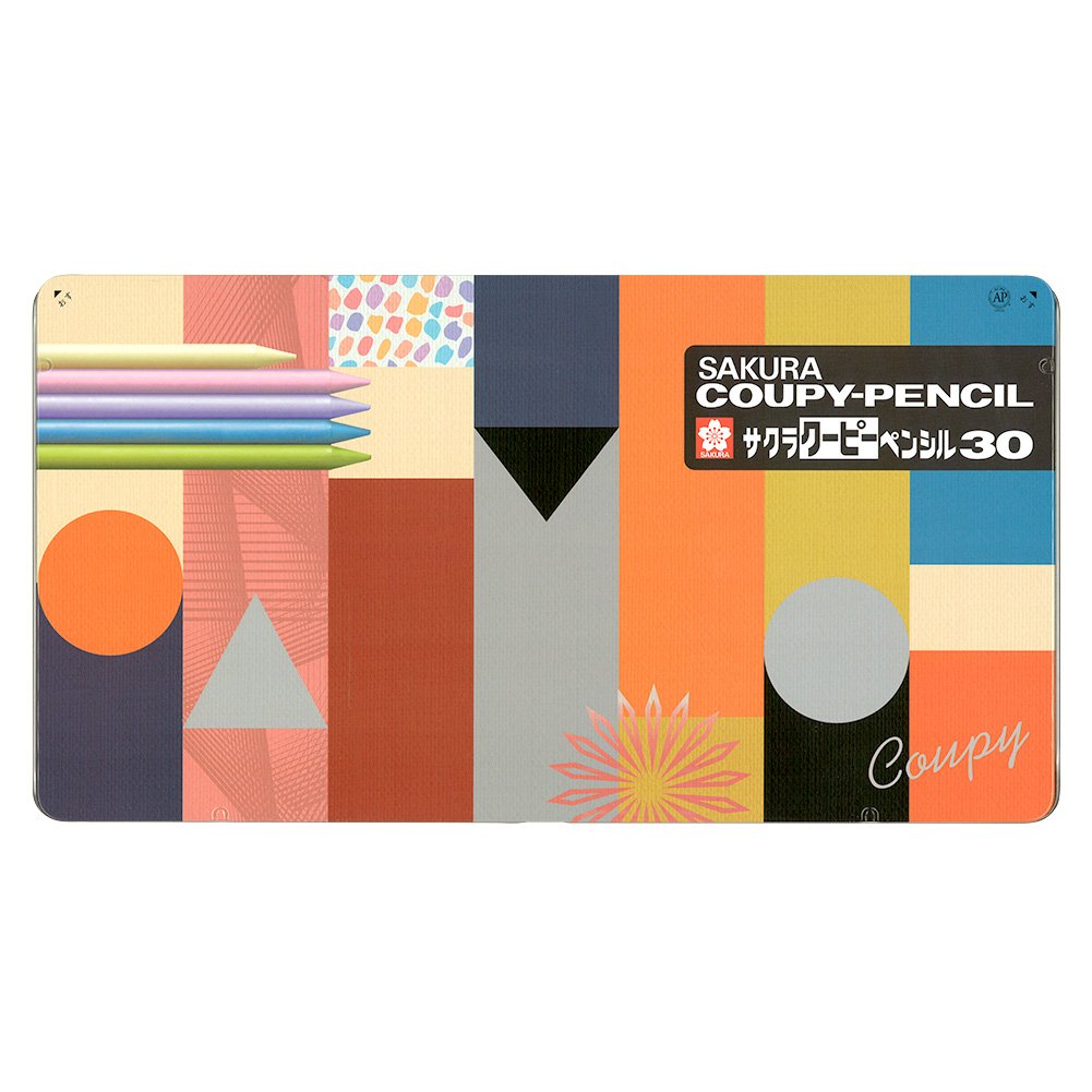 Amazon | サクラクレパス 色鉛筆 クーピー 30色 カラーオンカラー