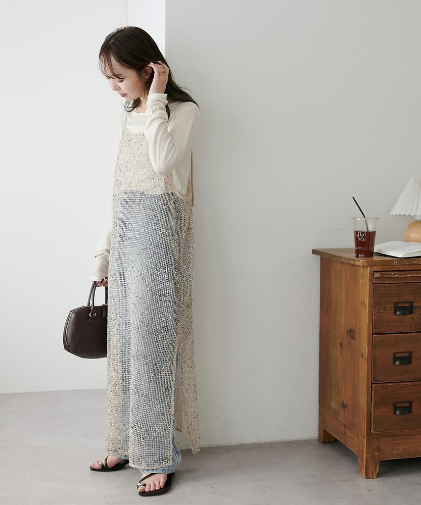 Amazon.co.jp: [Discoat] [ディスコート] MIX糸メッシュキャミ