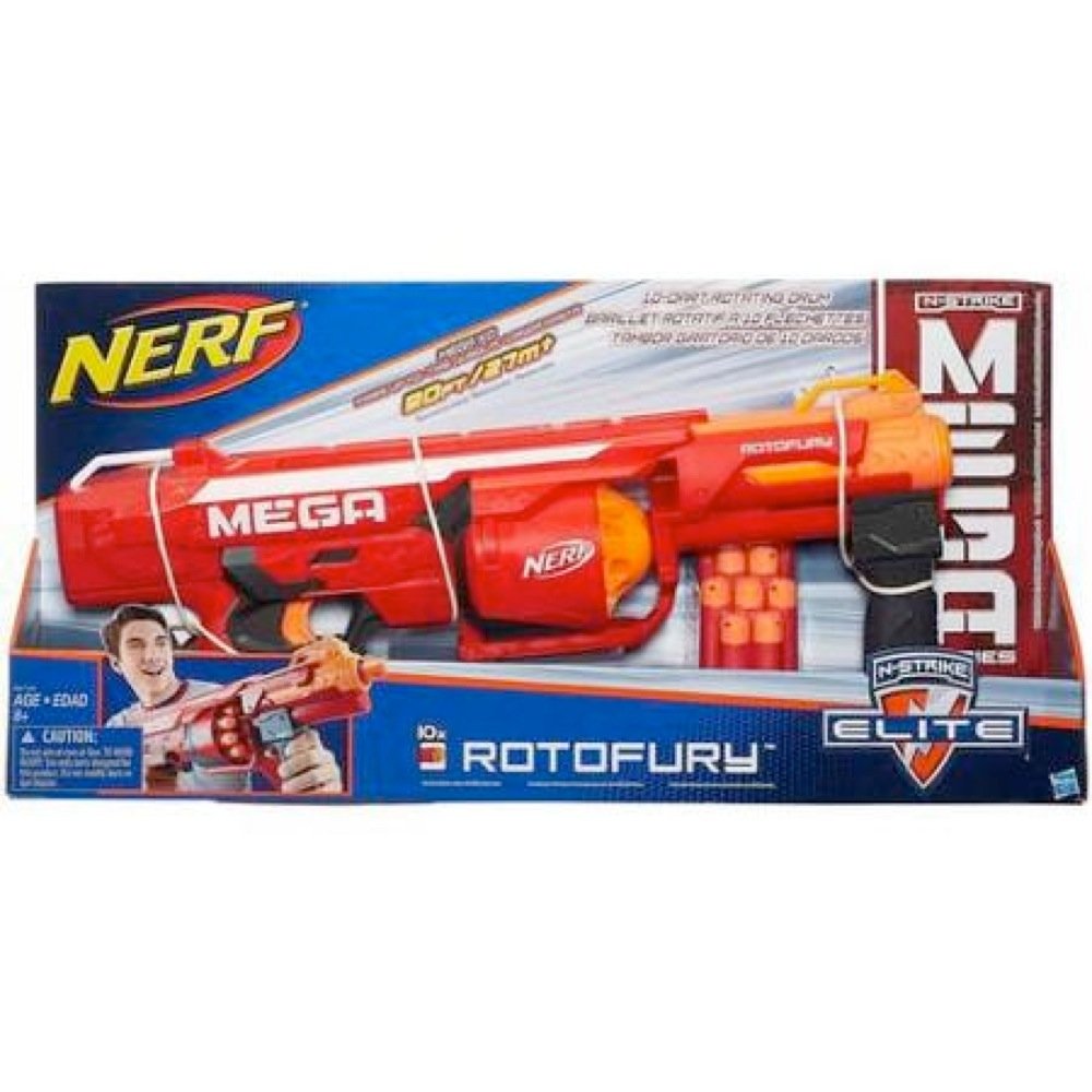Amazon.com: Nerf N-Strike Mega Series RotoFury Blaster : Toys & Games