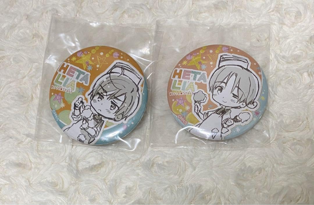 Amazon.co.jp: ヘタリア 缶バッジ イタリア兄弟 北 南 ロマーノ : ホビー