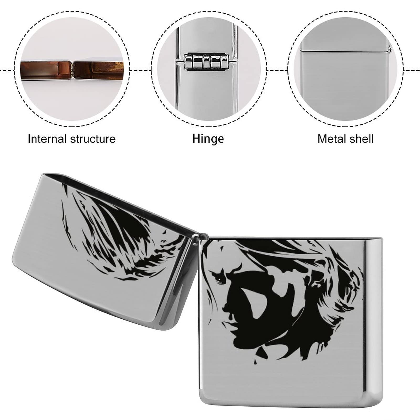 Amazon.co.jp: ライターケース メンズ カート・コバーン たばこ用具