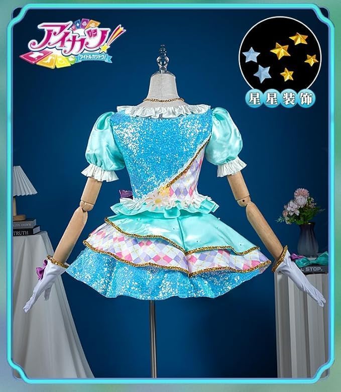 Amazon.co.jp: アイカツスターズ！ 白鳥ひめコスプレ衣装 ＋ウィッグ