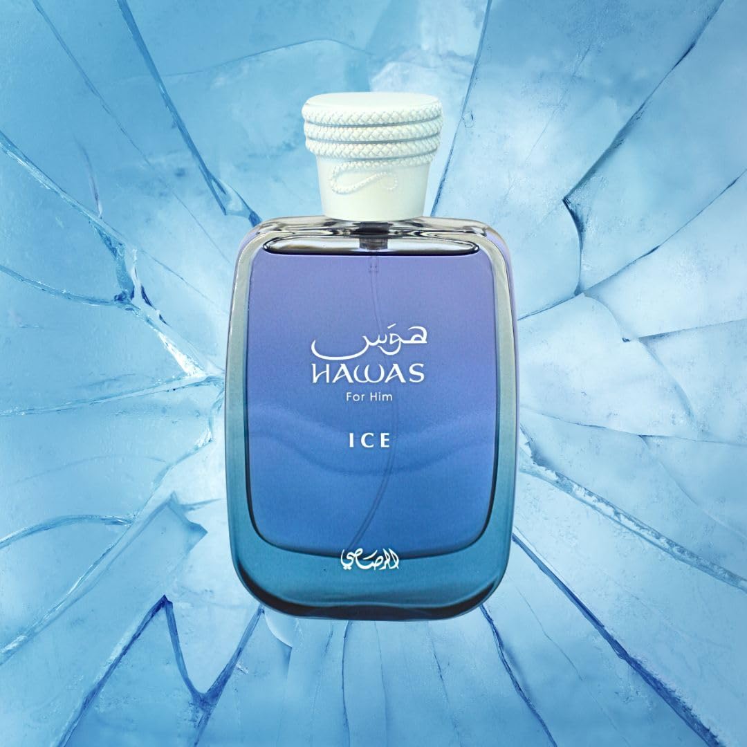 Amazon.com: RASASI Hawas Ice EDP 100 毫升(3.5 盎司)| 持久、精緻