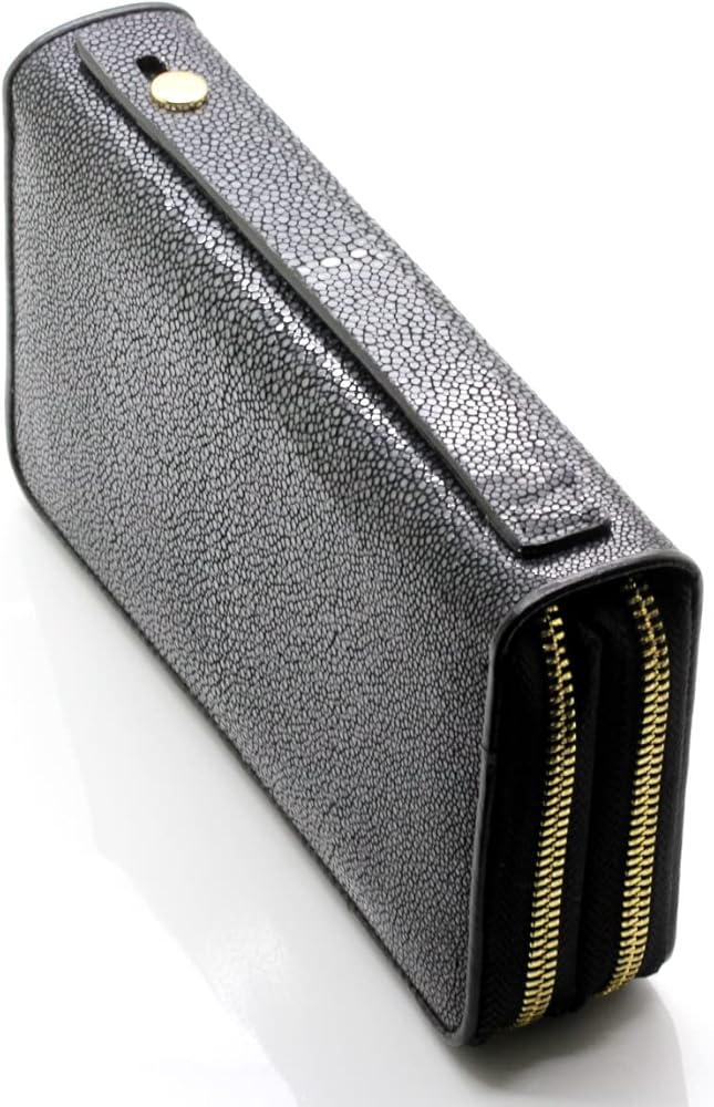 Amazon | [レヴェッタ] エイ革 長財布 大容量 ガルーシャ スティング