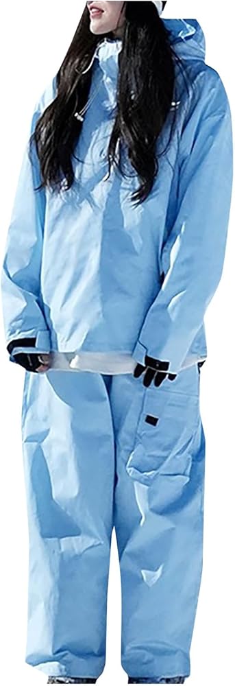 Amazon.co.jp: [JZYBHL] スキーウェア レディース 上下セット 防水