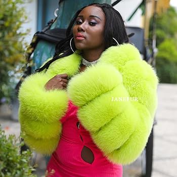 Denny&Dora Real Fur Coat Women Cropped Fox Fur Custom Winter