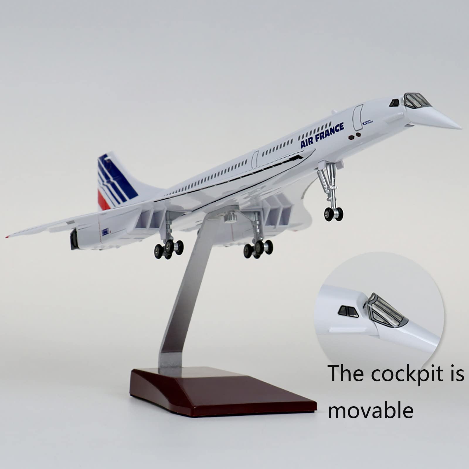 Amazon.co.jp: 1:125モデルジェット航空機モデルコンコルドモデル