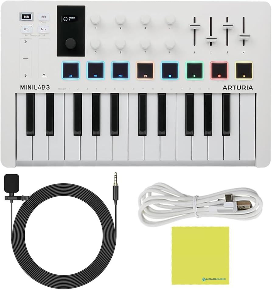 Amazon.com: Arturia MiniLab 3 MIDI Keyboard Controller, Lavalier