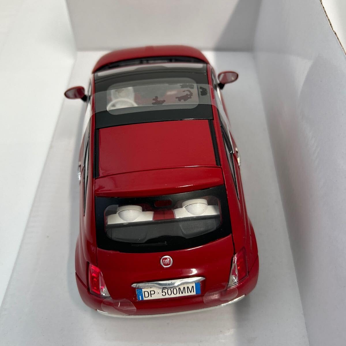 Amazon | FIAT ディーラー特注 MONDO MOTORS 1/18 Nuova FIAT500 Red