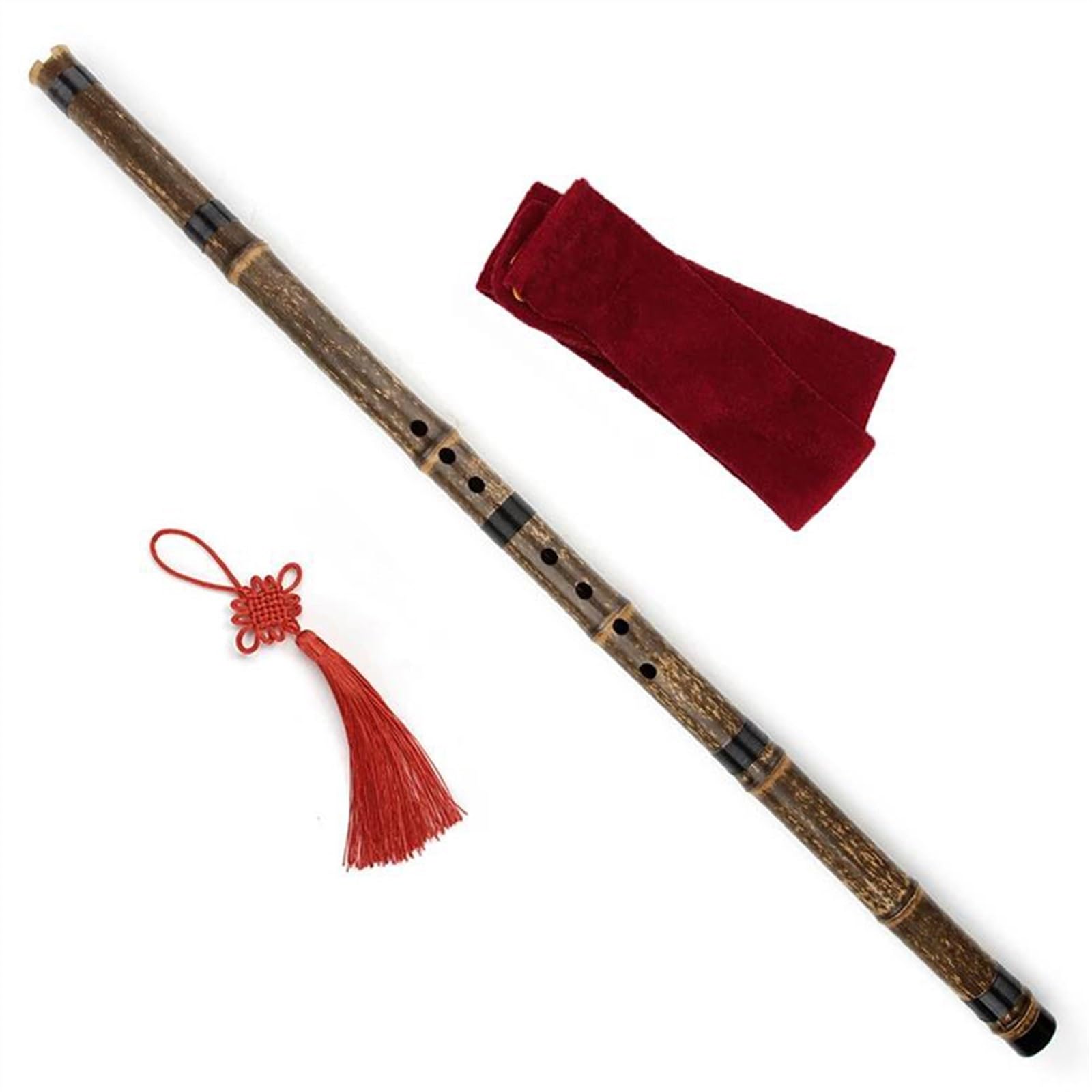 Amazon | 竹笛セット 75 Cm G キー中国竹笛 8 穴木管縦型伝統楽器 | 木