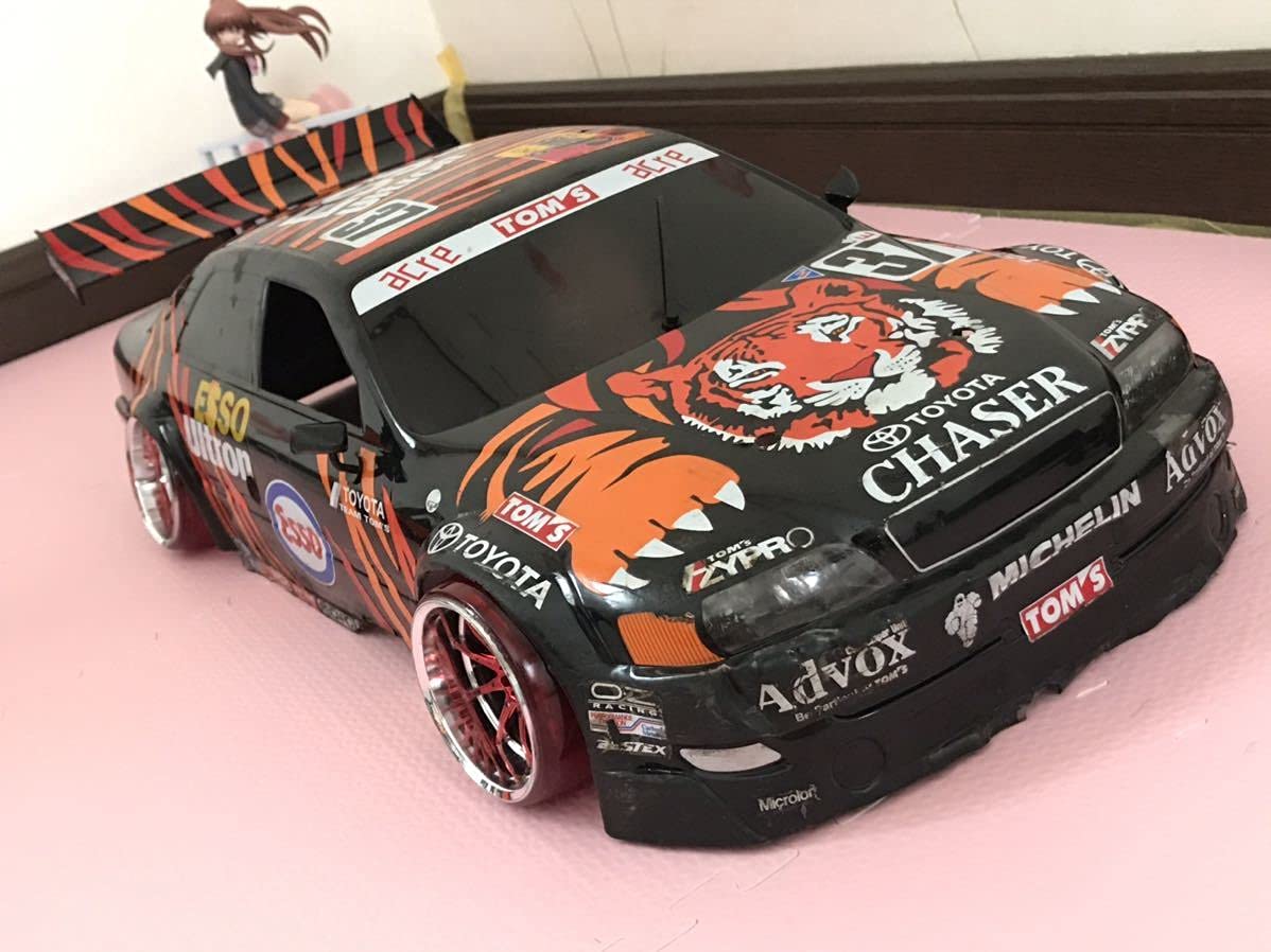 Amazon.co.jp: ラジコン ボディ 1/10 トヨタ チェイサー トムス JZX100