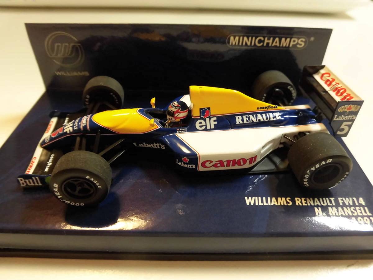 Amazon | ウィリアムズ・ルノー FW14 ナイジェル・マンセル 【PMA 1/43