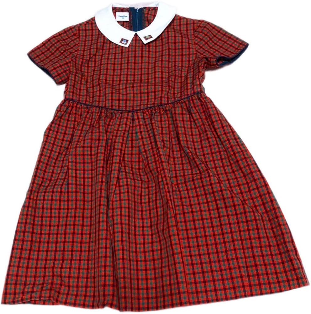 Amazon | ファミリア 定番 赤 チェック ワンピース フォーマル