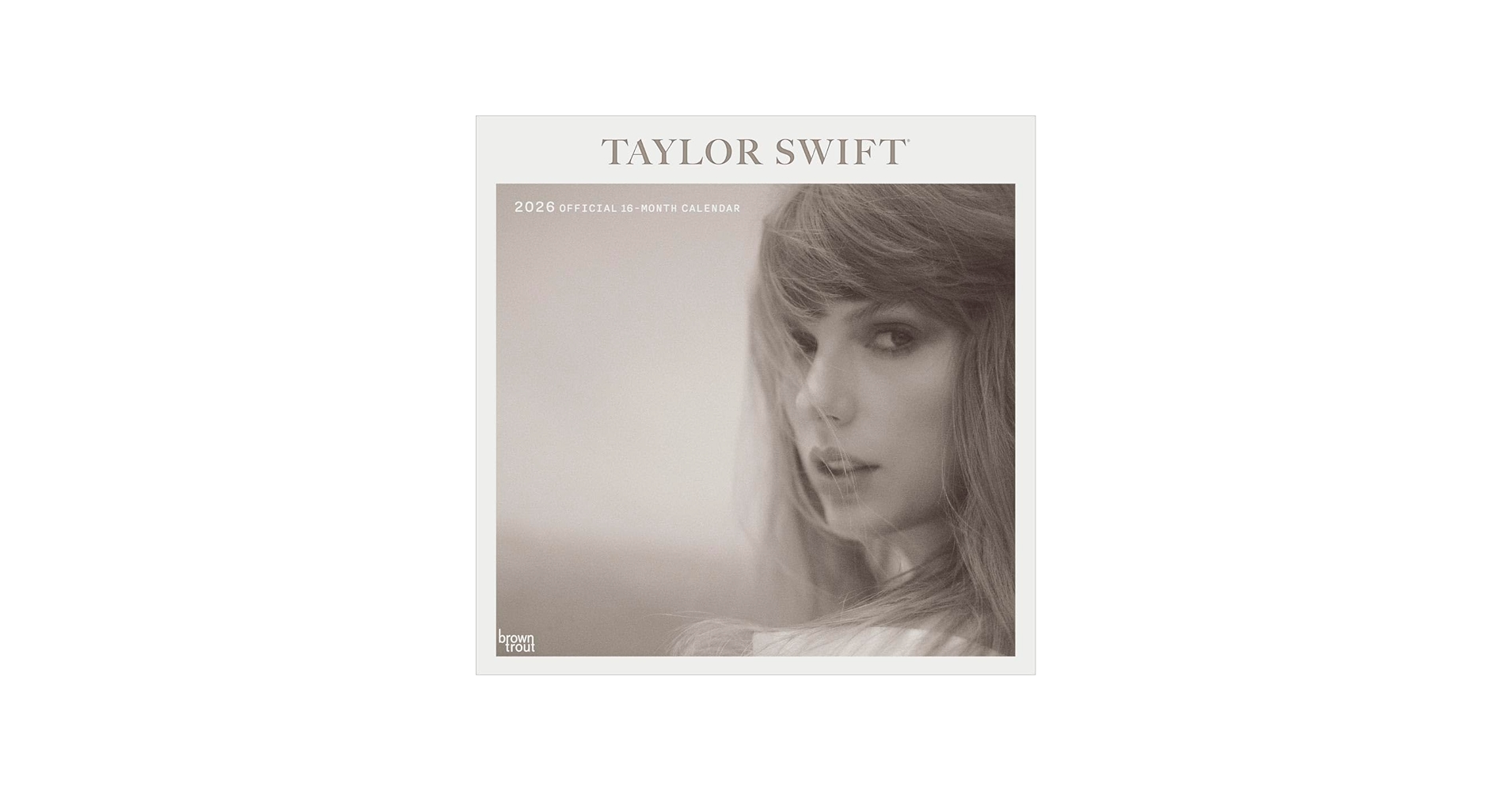 Taylor Swift OFFICIAL | 2026 12 x 24 Inch (Hanging) Monthly Square