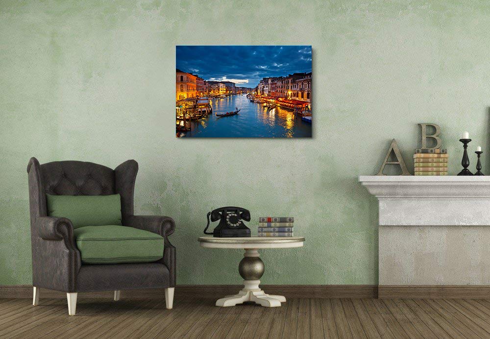 Amazon.co.jp: Potooart 水の都ヴェネツィア ポスター キャンバス絵画