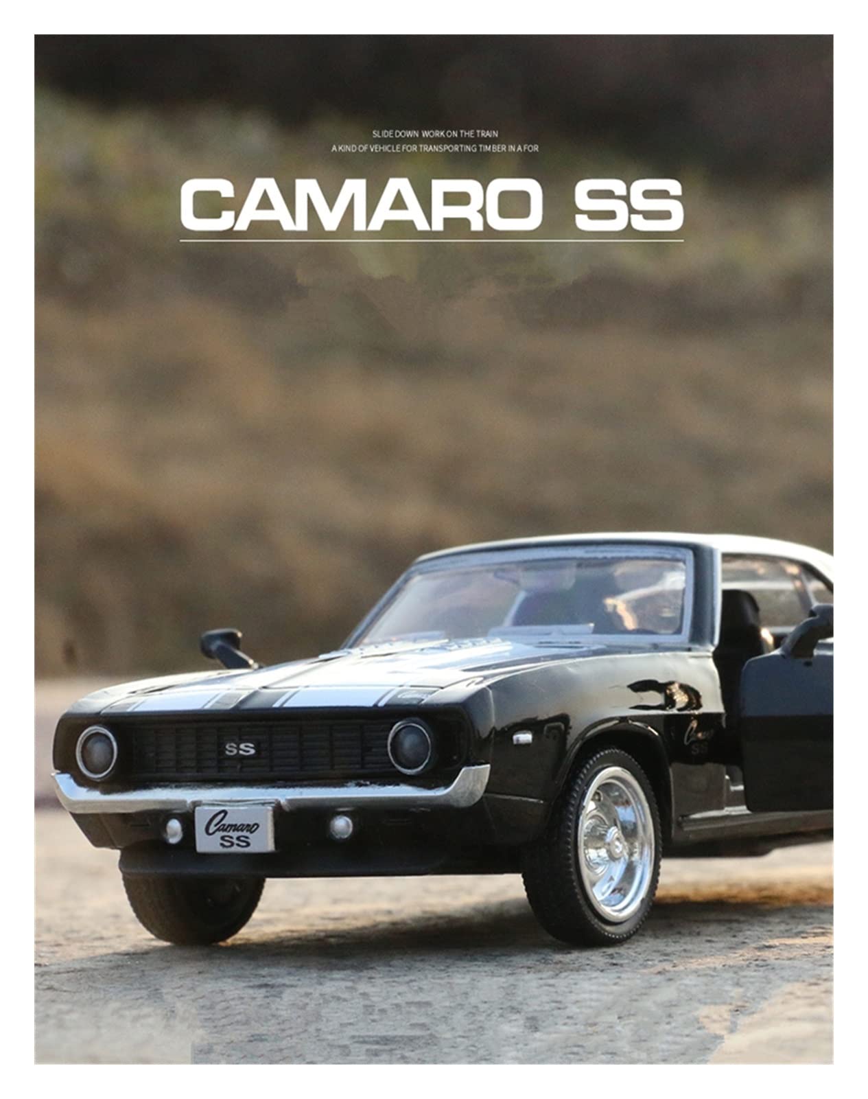Amazon | ミニカー スケールモデルカー 1:36シボレーカマロSS 1969