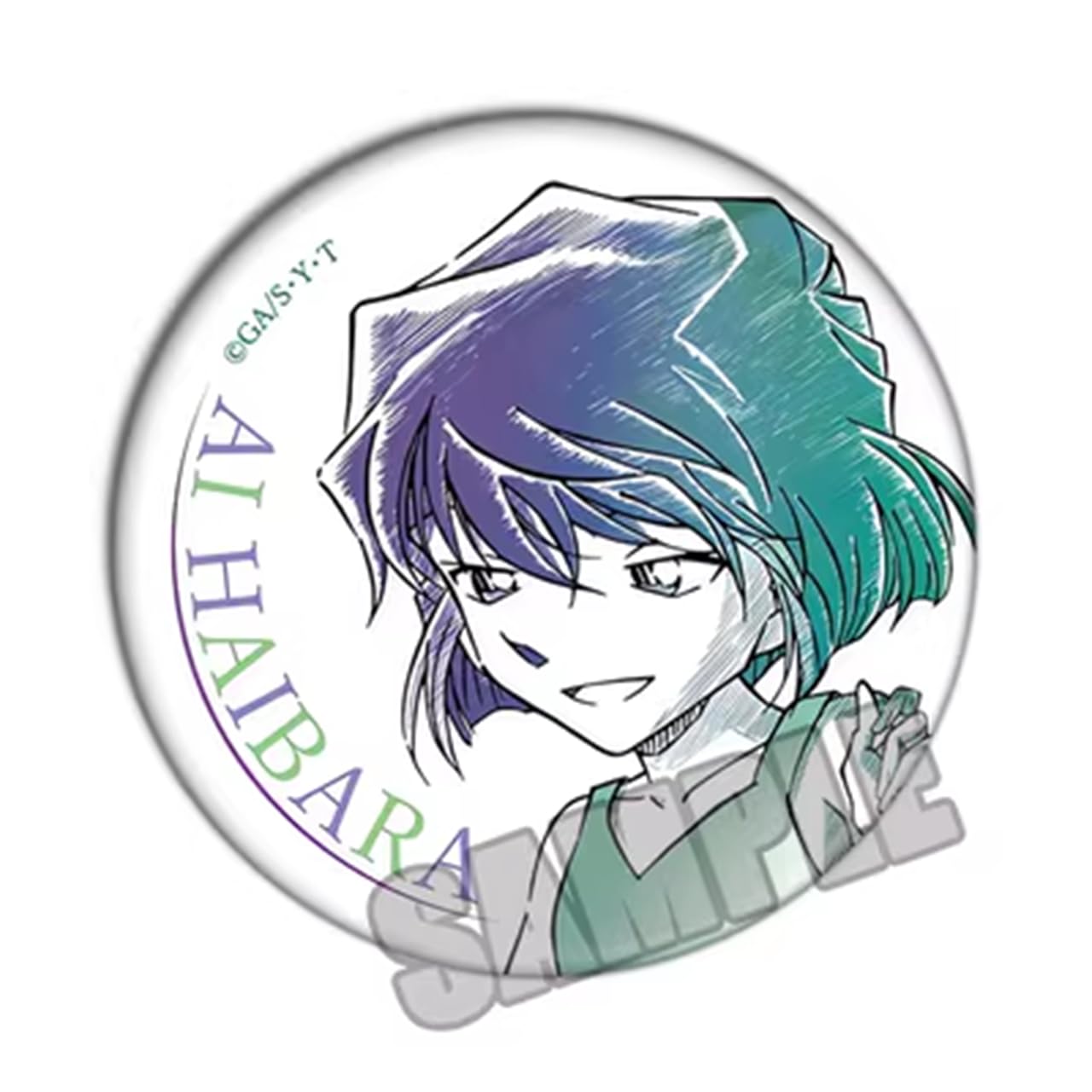 Amazon.co.jp: POOSE 名探偵コナン 缶バッジ バッジ 灰原 哀 安室 透