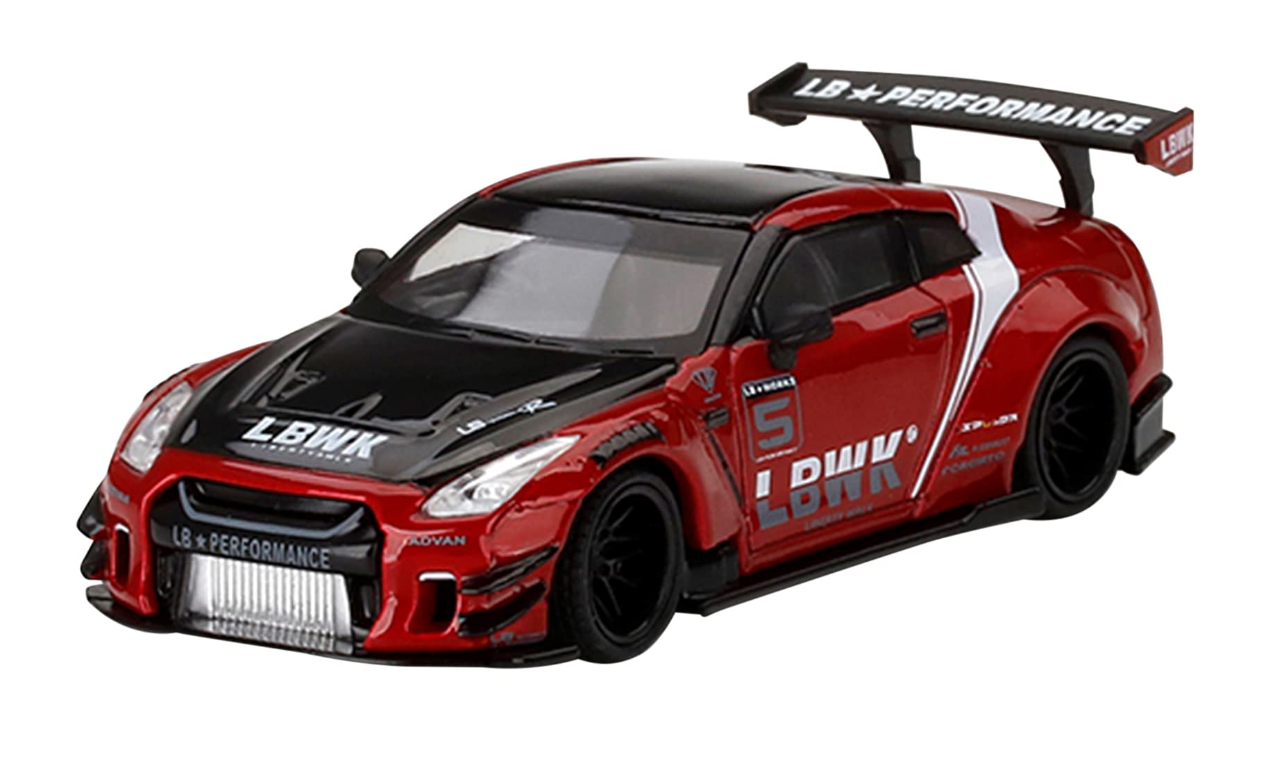 Amazon | MINI GT 1/64 LBWORKS ニッサン GT-R R35 タイプ2 リア