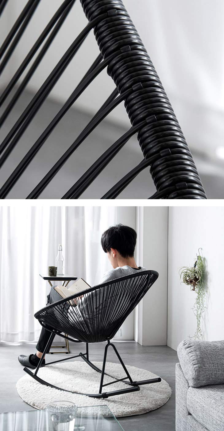 Amazon｜タンスのゲン アカプルコチェア ロッキングチェア 1人掛け