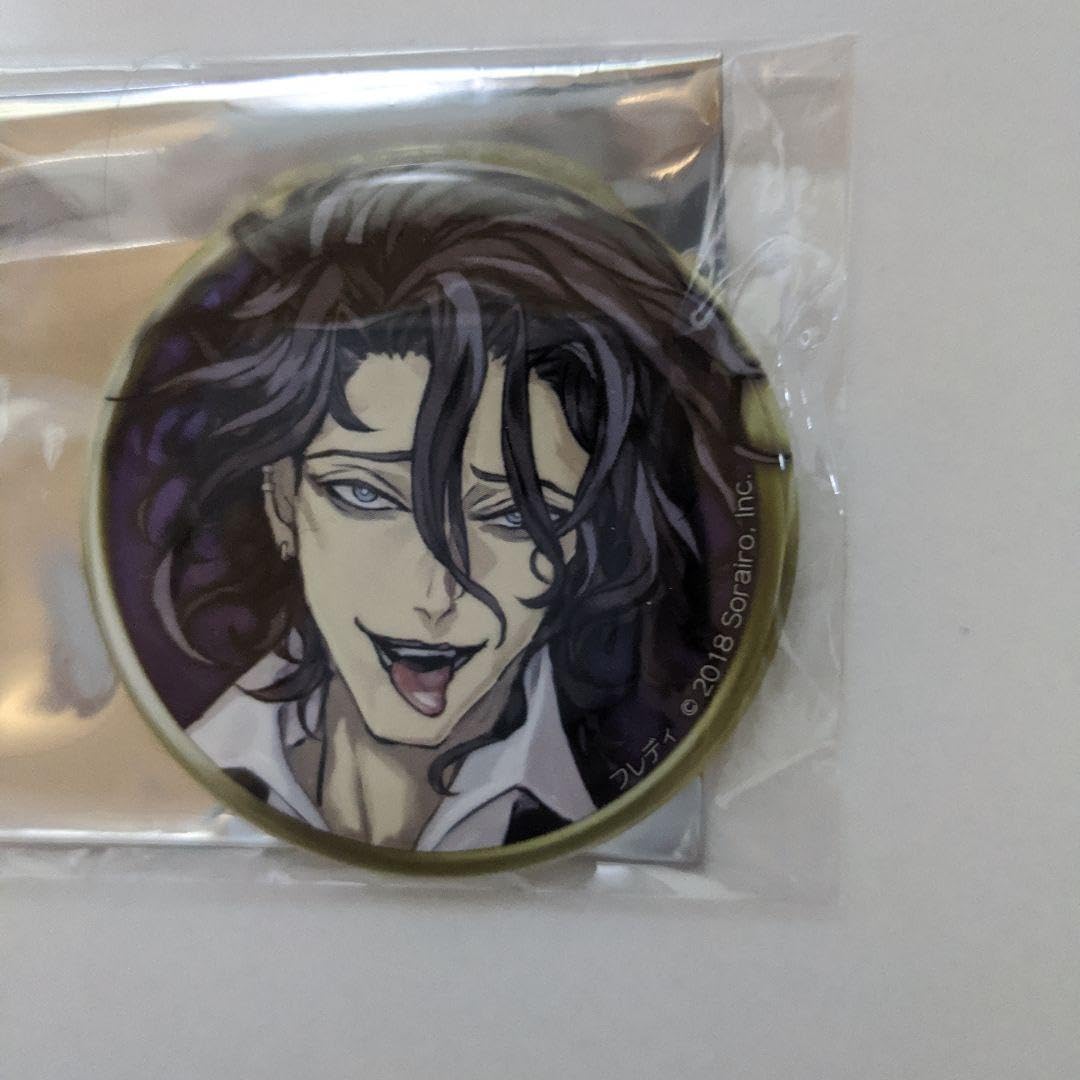 Amazon | 人狼ジャッジメント 缶バッジ SP3紫 フレディ ホロ | バッジ