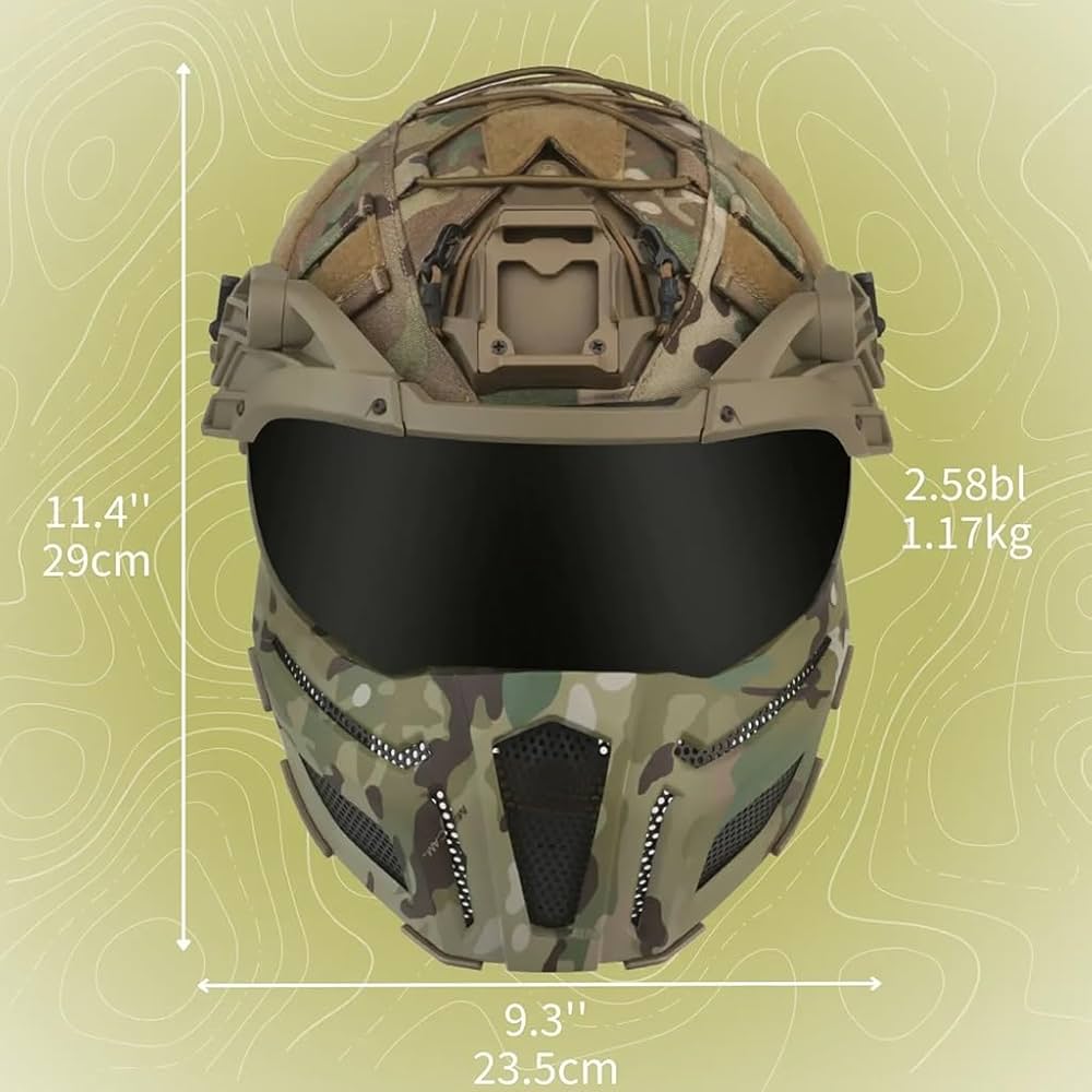 Amazon.co.jp: エアガンヘルメット FAST SF スーパーハイカット