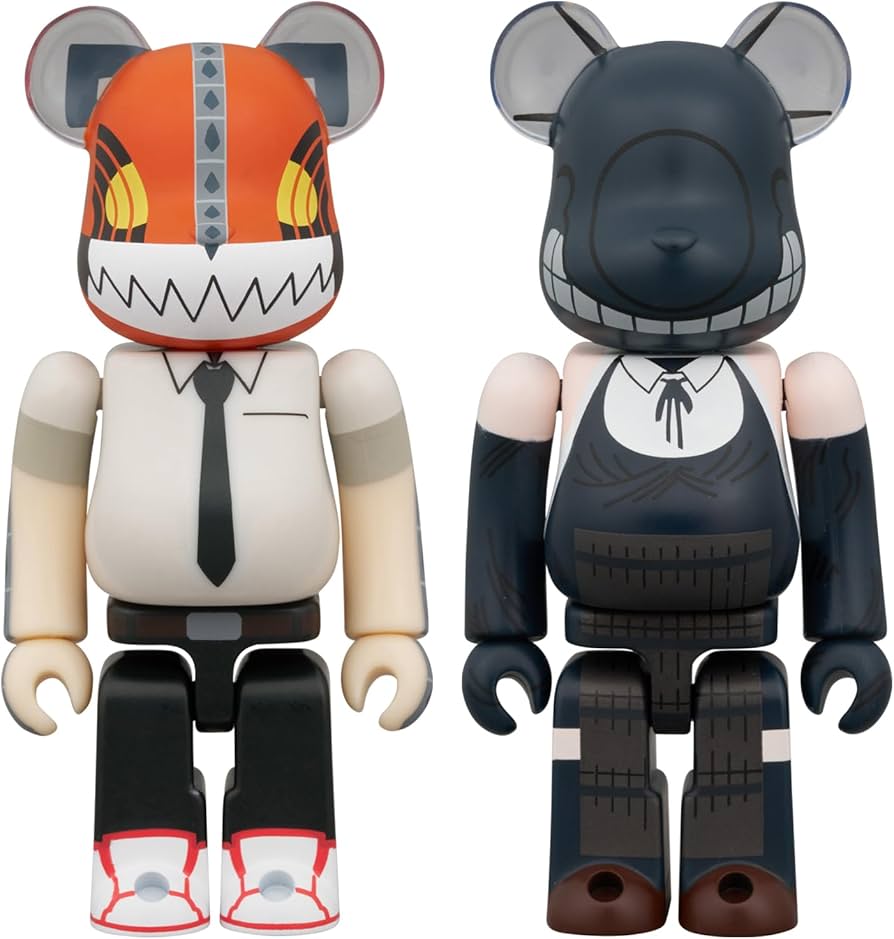 MEDICOM TOY BE@RBRICK Chainsaw Man & Bomb 2 PCS Set, Total Height