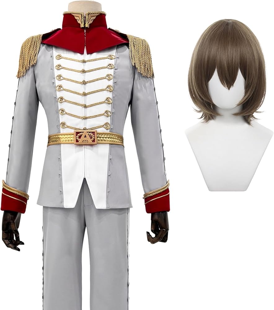 Amazon.co.jp: [HOLOUN] ペルソナ5 P5 明智吾郎戦闘服 ウィッグ付き