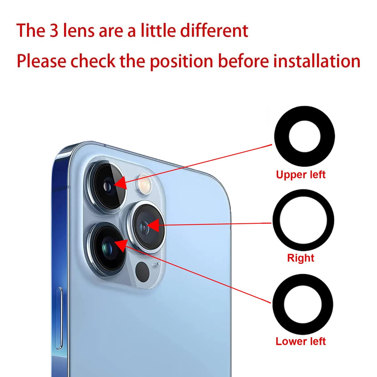 Amazon.co.jp: Perzework OEM バックカメラ ガラス レンズ 交換用