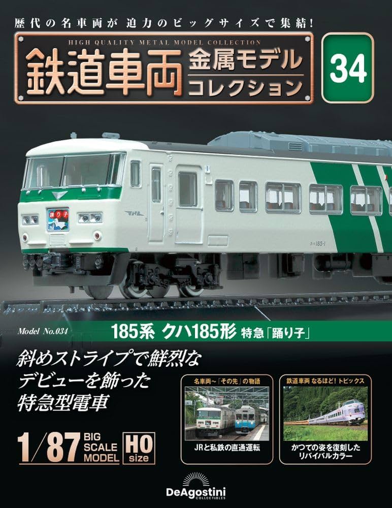 鉄道車両 金属モデルコレクション 34号 (185系 クハ185形 特急「踊り子