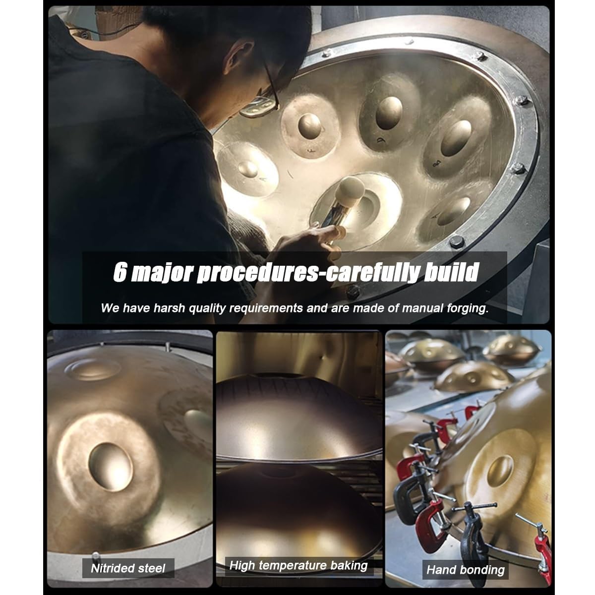 Amazon | ハンドパンドラム - ハンドパン スチールドラム - ハンド