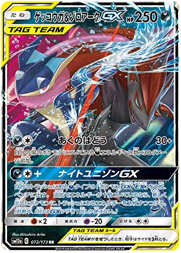 Amazon.com: Pokemon TCG/Greninja & ZoroarkTag Team GX (RR) / Tag