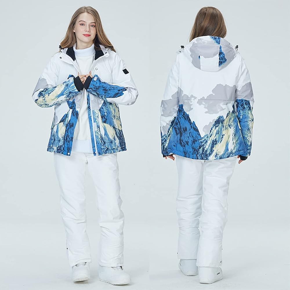 Amazon.co.jp: スノボーウェア メンズ レディース スキーウェア 上下