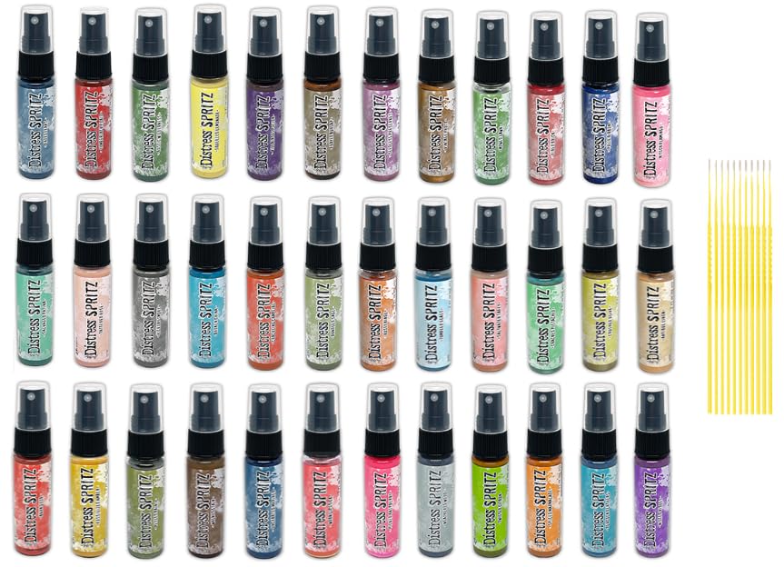 Amazon.com: Tim Holtz Ranger Distress Spritz Sprays Bundle - All
