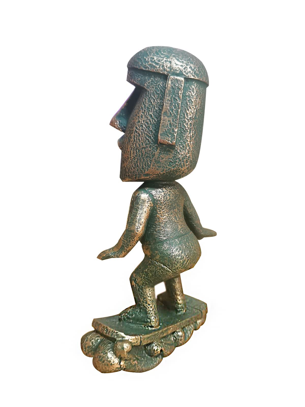 Amazon.co.jp: Lifexquisiter イースター島モアイ像置物装飾、スケート