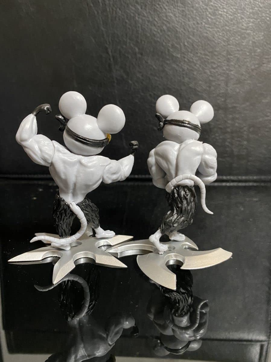 Amazon | ムキムキねずみフィギュア2体セット | フィギュア・ドール 通販